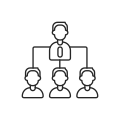 Traditional Company Structure icon