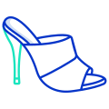 Open Toe Mule High Heel icon