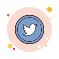 Twitter eingekreist icon