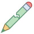 Crayon cassé icon