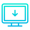 Monitor Download icon