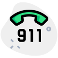 Universal emergency number for everyone in the US icon