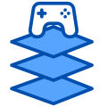 외부 레이어-게임 개발-xnimrodx-blue-xnimrodx icon
