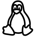 Linux a family of open source Unix-like operating systems based on the Linux kernel icon