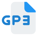 GP3 is a required file format for video and associated speech audio media types icon