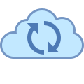 Sincronizzazione cloud icon