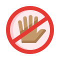 Do Not Touch icon