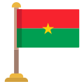 Urkina-Faso Flag icon