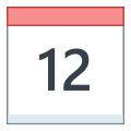 Calendário 12 icon