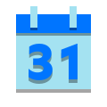 Calendrier 31 icon