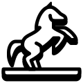 Statua equestre icon