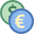 Câmbio do euro icon