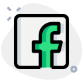 Online social media facebook website homescreen logo button icon