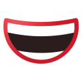 Bouche souriante icon