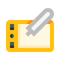 Graphic tablet icon