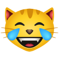 喜びの涙を流す猫 icon