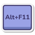 tecla alt-mais-f11 icon