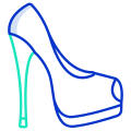 Peep Toe Shoe icon