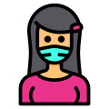 Woman in Mask icon