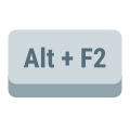 Alt-plus-F2-Taste icon