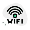 Free wireless internet facility for tourist at hotel icon