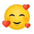 Smiling Face With Hearts icon