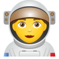 Женщина-астронавт icon