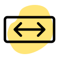 道路信号交通新鲜塔尔维沃双向外部水平箭头 icon