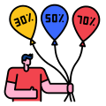 Balloons icon