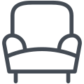 fauteuil club icon