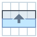 選択範囲を前に移動 icon