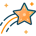 shooting star icon