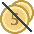 No Cash icon