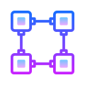 Blockchain-Technologie icon