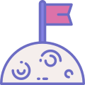 moon landing icon