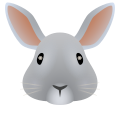 visage-de-lapin-emoji icon