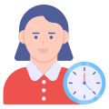 Punctual Employee icon