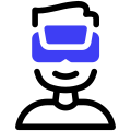 Virtual Reality Glasses icon