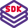 Sdk developer kit and application bundled group icon