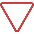 Vorfahrt beachten icon