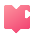 Blockly rosa icon