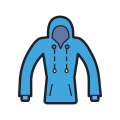 17476 0 73652 Kapuzenjacke-Kleidung icon