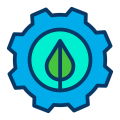 Bouton d&#39;écologie icon