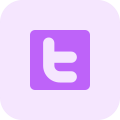 Twitter alphabet T logo which no more exists icon