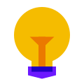 Lâmpada globular icon