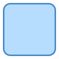 Piazza arrotondata icon