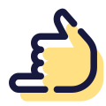 Hand links icon