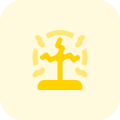Electromagnetic waves experiment science chapter in higher education icon