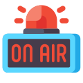 external-on-air-live-streaming-flaticons-flat-flat-icons icon