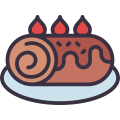 roll cake icon